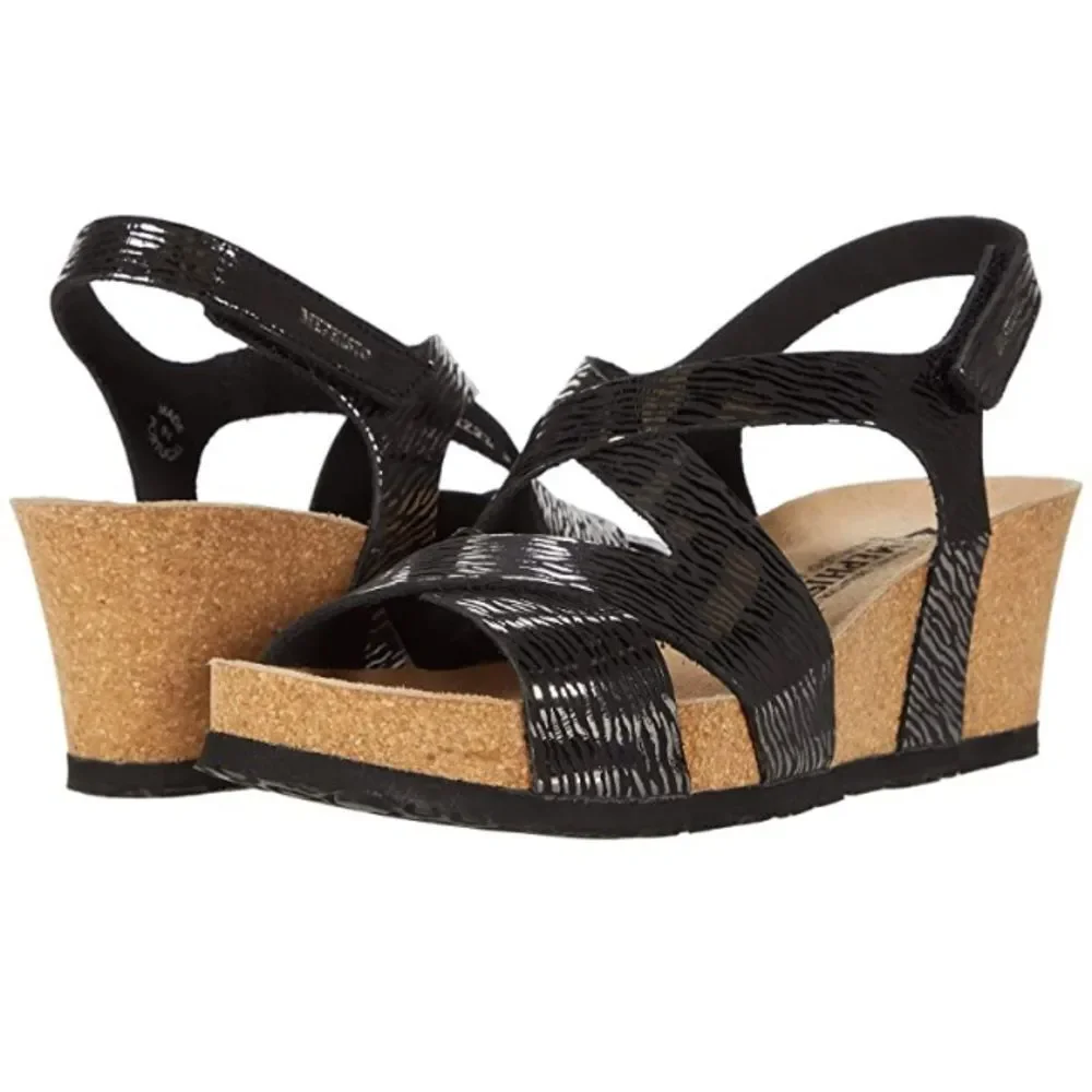 Mephisto air relax Lyla wedge sandals, size 40